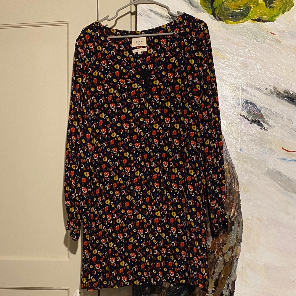 Sezane Floral Dress